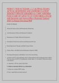 NUR417 &sol; NUR 417 EXAM 1&comma; 2&comma; 3 & FINAL EXAM &vert; &NewLine;ACTUAL QUESTIONS AND ANSWERS &vert; LATEST &NewLine;2026&sol;2027 UPDATE &vert; GRADED A&plus; &vert; 100&percnt; ASSURED PASS &lpar;CARE OF ADULT II AT CONCORDIA&rpar; EXAM &NewLine;with Questions and Answers&sol;Plus a Rationale Updated 2026 A&plus;&sol;Instant Download PDF