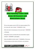 ISSA Running Coach Certification &vert; 100&plus; Exam Questions & Verified Answers &vert; Exercise Physiology&comma; Running Biomechanics&comma; Training Programs&comma; Nutrition & Injury Prevention