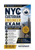 NYC Custodian Engineer Exam Study Guide 2026 &vert; DCAS Civil Service Practice Test Bank & Complete Solutions &lpar;Premium Edition&rpar;