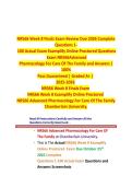 &lpar;2&rpar; NR566 Week 8 Finals Exam Review Due 2026 Complete Questions 1-100 Actual Exam Examplify Online Proctored Exam NR566Advanced Pharmacology For Care Of The Family Questions and Answers&period;pdf&NewLine;&NewLine;