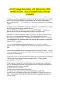 AP CSP College Board Exam with all Correct & 100&percnt; Verified Answers &vert;Actual Complete Exam &vert;Already Graded A&plus;