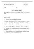 BIOL 351 EXAM 1 FORM A &vert; QUESTIONS AND ANSWER KEY &vert; 2026 VERSION &vert; WITH COMPLETE SOLUTIONS&period;