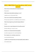 BSNC 5000 PEDs Exam Questions with Correct&NewLine;Answers