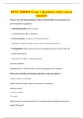 BSNC 5000OB Exam 1 Questions with Correct&NewLine;Answers