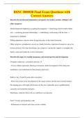 BSNC 5000OB Final Exam Questions with&NewLine;Correct Answers