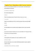 Capsim Test 1 Questions with Correct Answers