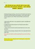 HESI 799 RN Exit Exam&comma; RN EXIT HESI V5 Exam 2026 &NewLine;QUESTIONS AND DETAILED ANSWERS &vert; 100&percnt; VERIFIED &NewLine;CORRECT &vert; GRADE A&plus;