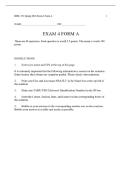 BIOL 351 EXAM 4 FORM A &vert; QUESTIONS AND ANSWER KEY &vert; 2026 VERSION &vert; 100&percnt; CORRECT&period;