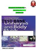 Test Bank for Urinalysis and Body Fluids 7th Edition by Susan King Strasinger