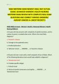 N582 MIDTERM EXAM NEWEST 2026&sol; 2027 ACTUAL &NewLine;EXAM&vert; ADVANCED WOMEN'S HEALTH NURSING &NewLine;MIDTERM EXAM REVIEW WITH COMPLETE REAL EXAM &NewLine;QUESTIONS AND CORRECT VERIFIED ANSWERS&sol; &NewLine;ALREADY GRADED A&plus; &lpar;MOST RECENT&excl;&excl;&rpar;