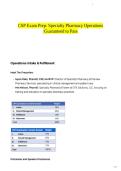 CSP Exam Prep&colon; Specialty Pharmacy Operations &vert;Guaranteed to Pass