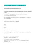 MIS 112 Problem Sets &num;11-&num;13 &vert;&vert; Verified for Accuracy&period;
