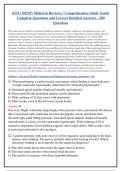 6531 &lpar;NRNP&rpar; Midterm Reviews &sol; Comprehensive Study Guide&NewLine;Complete Questions and Correct Detailed Answers - 200&NewLine;Questions&NewLine;