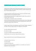 CSOWM Practice Questions &vert;&vert; Graded A&plus; Already&period;