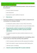 American Red Cross BLS Certification Package deal 2026&sol;2027 &vert; Complete Study Guide&comma; Practice Questions & Skills Review &vert; High-Yield Exam Preparation &vert; Graded A&plus;