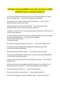 CSP Roles & Responsibilities Test with all Correct & 100&percnt; Verified Answers &vert;Already Graded A&plus;
