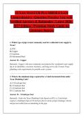 TEXAS MASTER PLUMBER EXAM &NewLine;Comprehensive -Question Practice Test with &NewLine;Verified Answers & Rationales &vert; Latest 2026&NewLine;2027 Edition &vert; Premium Study Guide for &NewLine;Licensure Success