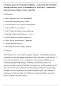 NRF RETAIL INDUSTRY FUNDAMENTALS EXAM &ndash; QUESTIONS AND ANSWERS &vert;&NewLine;VERIFIED AND WELL DETAILED ANSWERS &vert; PLUS RATIONALES &vert; DOWNLOAD&NewLine;AND PASS &vert; LATEST EXAM UPDATE 2026&sol;2027
