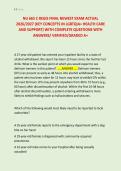 NU 665 C REGIS FINAL NEWEST EXAM ACTUAL &NewLine;2026&sol;2027 &lpar;KEY CONCEPTS IN LGBTQIA&plus; HEALTH CARE &NewLine;AND SUPPORT&rpar; WITH COMPLETE QUESTIONS WITH &NewLine;ANSWERS&sol; VERIFIED&sol;GRADED A&plus;