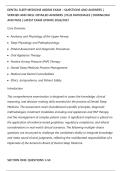 DENTAL SLEEP MEDICINE ABDSM EXAM &ndash; QUESTIONS AND ANSWERS &vert;&NewLine;VERIFIED AND WELL DETAILED ANSWERS &vert; PLUS RATIONALES &vert; DOWNLOAD&NewLine;AND PASS &vert; LATEST EXAM UPDATE 2026&sol;2027