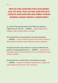 PNUR 101 FINAL EXAM AND STUDY GUIDE NEWEST &NewLine;2026 TEST BANK&vert; PNUR 101 FINAL EXAM PREP WITH &NewLine;COMPLETE EXAM QUESTIONS AND CORRECT VERIFIED &NewLine;ANSWERS&sol; ALREADY GRADED A&plus; &lpar;BRAND NEW&excl;&excl;&rpar;