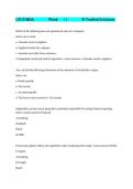 LSUS MBA 700 Week 1 &vert;&vert; 100&percnt; Verified Solutions&period;