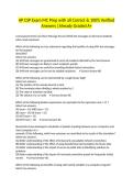 AP CSP Exam MC Prep with all Correct & 100&percnt; Verified Answers &vert;Already Graded A&plus;