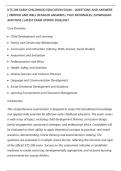ILTS 206 EARLY CHILDHOOD EDUCATION EXAM &ndash; QUESTIONS AND ANSWERS&NewLine;&vert; VERIFIED AND WELL DETAILED ANSWERS &vert; PLUS RATIONALES &vert; DOWNLOAD&NewLine;AND PASS &vert; LATEST EXAM UPDATE 2026&sol;2027