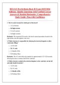 RELIAS Dysrhythmia Basic B Exam &lpar;2025&sol;2026 &NewLine;Edition&rpar; &ndash;Quality Questions with Verified Correct &NewLine;Answers & Detailed Rationales &vert; Comprehensive &NewLine;Study Guide &vert; Pass with Confidence