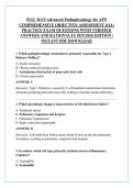 WGU D115 Advanced Pathophysiology for APN &NewLine;COMPREHENSIVE OBJECTIVE ASSESSMENT &lpar;OA&rpar; &NewLine;PRACTICE EXAM QUESTIONS WITH VERIFIED &NewLine;ANSWERS AND RATIONALES 2025&sol;2026 EDITION &vert; &NewLine;INSTANT PDF DOWNLOAD 
