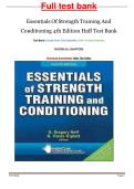 Test Bank for Essentials of Strength Training and Conditioning 4th Edition Haff &vert; All Chapters 1 - 24 &vert; Full Complete Edition &vert;Latest 2026