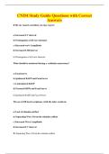 CNIM Study Guide Questions with Correct&NewLine;Answers