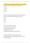 CNIM Exam 1 Questions with Correct Answers