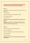 Louisiana &lpar;LA&rpar; 7-803 Residential Roofing Final Exam &lpar;2026&rpar; &vert;Verified Questions Correct Answers and Explanations&period;