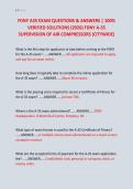 FDNY A35 EXAM QUESTIONS & ANSWERS &vert; 100&percnt; &NewLine;VERIFIED SOLUTIONS &lpar;2026&rpar; FDNY A-35 &NewLine;SUPERVISION OF AIR COMPRESSORS &lpar;CITYWIDE&rpar;