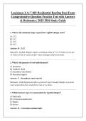 Louisiana &lpar;LA&rpar; 7-803 Residential Roofing Real Exam &NewLine;Comprehensive-Question Practice Test with Answers &NewLine;& Rationales &vert; 2025-2026 Study Guide