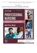 TEST BANK- PROFESSIONAL NURSING&colon; CONCEPTS & CHALLENGES&comma; 10TH EDITION By Beth Perry Black &vert;COMPLETE AND VERIFIED CHAPTERS&comma; A&plus; GRADED&comma; LATEST 2026 