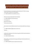 GERIATRICS HESI&sol;FINAL EXAM QUESTIONS AND ANSWERS WITH ASSURED SUCCESS
