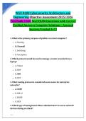 WGU D488 Cybersecurity Architecture and &NewLine;Engineering Objective Assessment 2025&sol;2026 &NewLine;Test Bank 2 660 Real EXAM Questions with Correct &NewLine;Verified Answers Complete Solutions - Assured &NewLine;Success&sol;Graded A&plus;&excl;&excl;&excl;