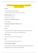 ECN 212 Practice Questions with 100&percnt;&NewLine;Correct Answers
