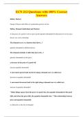 ECN 212 Questions with 100&percnt; Correct&NewLine;Answers