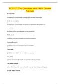 ECN 212 Test Questions with 100&percnt; Correct&NewLine;Answers