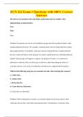 BUNDLE OF ECN 212 QUESTIONS WITH 100&percnt; CORRECT ANSWERS