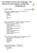 Test Bank For Essentials Of Biology 7th Edition By Sylvia S&period; Mader & Michael Windelspecht All Chapters &vert; ISBN&colon; 9781264039722