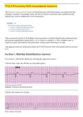 PALS Precourse Self-Assessment Answers &vert; Pediatric Advanced Life Support &lpar;PALS&rpar; &vert; AHA &vert; Complete Practice Questions with Verified Answers