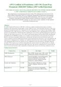 AWS Certified AI Practitioner &lpar;AIF-C01&rpar; Exam 2026-2027 QUESTIONS AND ANSWERS ALREADY GRADED&NewLine;A&plus;&period; 100&percnt; Verified Solutions &vert; Updated Per Latest Guidelines &vert; Graded A&plus;