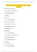 EOSC 114 Exam 1 Questions with Correct&NewLine;Answers