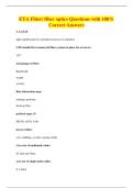 ETA Fiber&sol; fiber optics Questions with 100&percnt;&NewLine;Correct Answers