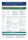 NUR 242 - HIGH-YIELD STUDY GUIDE&vert; With complete solution&vert; Updated Rated A&plus; &vert; Galen College of Nursing