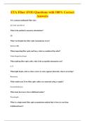 ETA Fiber &lpar;FOI&rpar; Questions with 100&percnt; Correct&NewLine;Answers